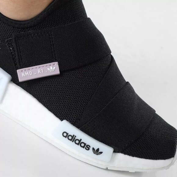 Adidas Originals NMD R1 Women’s Athletic Sneaker Running Black Shoe Trai… - Picture 5 of 6